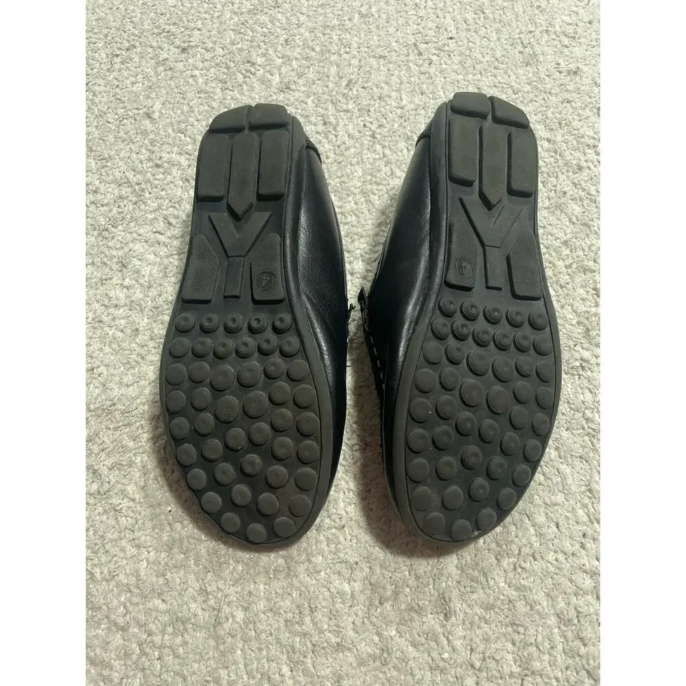Steve Madden Slip On Driving Loafers Black Youth Size 4 BCCompton BCPM01MB Boys